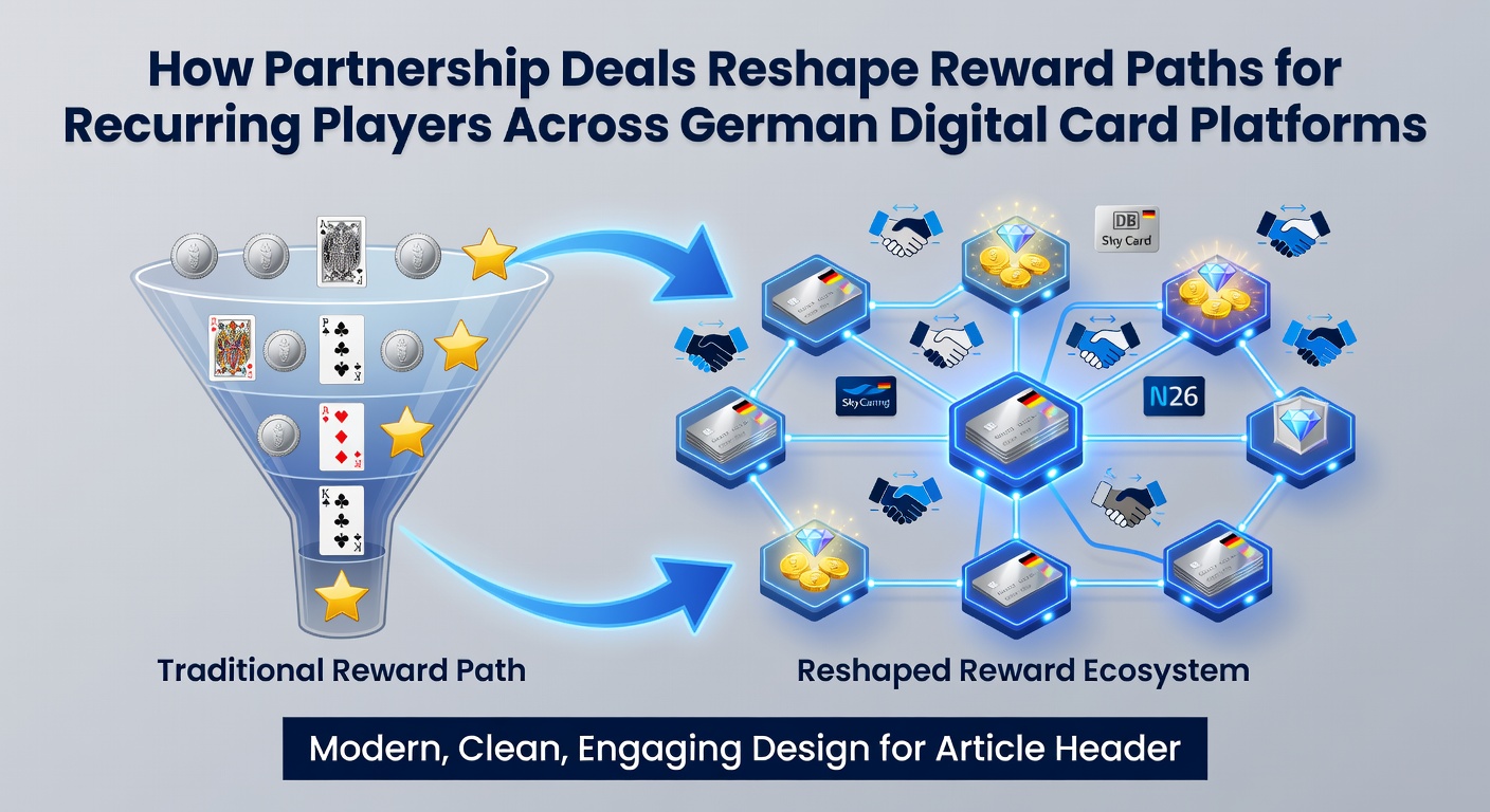 Illustration von Partnerschaftsmodellen in deutschen Kartenspiel-Plattformen mit Fokus auf wiederkehrende Spieler und Belohnungspfade