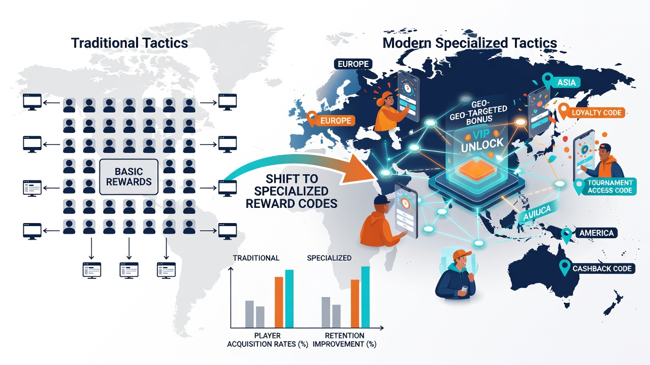 Analyse von Akquisestrategien mit Reward-Codes auf kontinentalen Websites